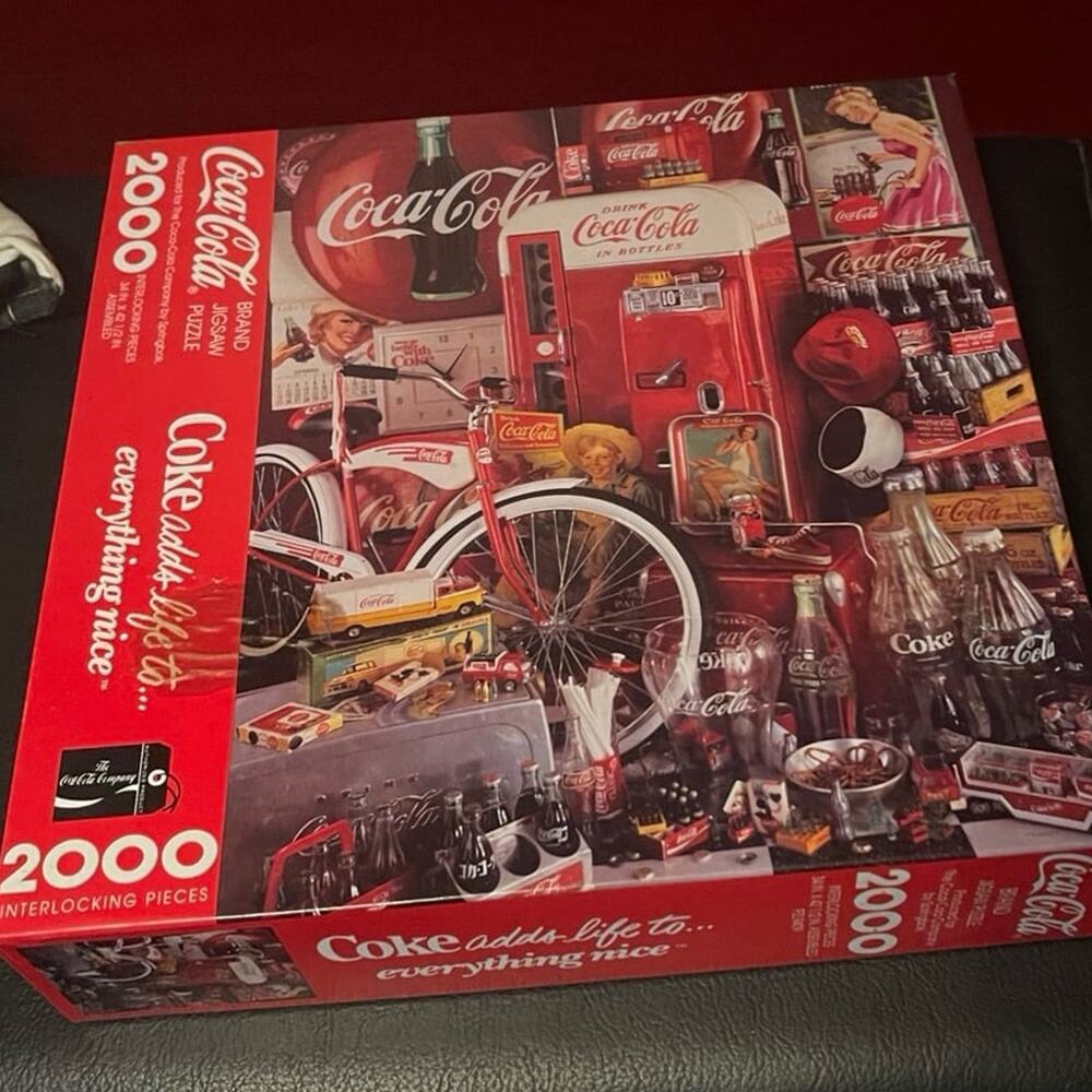 Coca-Cola puzzle 2000 pieces complete